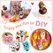 Sticker Eyes 6mm to 35mm Assorted Colors Round Plastic Crafts Eyes for DIY Arts Crafts Scrapbooking